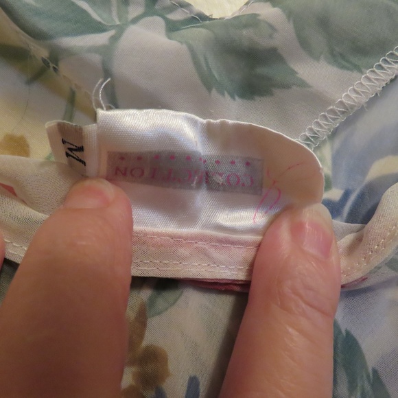 J Collection Sheer Floral Baby Doll Lingerie M - Picture 5 of 5